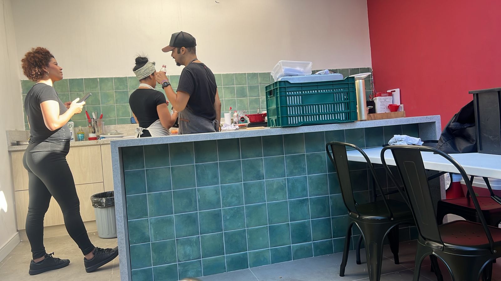 Cozinha de apoio